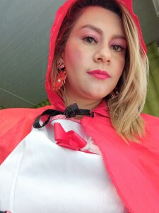 Chanelll_Taylorr_ Little Red Riding Hood in the office Pic 5