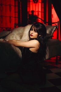 EmilyWithe ritual in red, between fire and devotion🌹 Pic 7