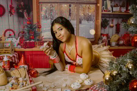 SARAH_KEYS4 Christmas Seduction 🎁🔥  5টি ছবি