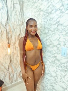 EXOTIC_EBONY_ Beauty in oRANGEE! 🍊🥵 Pic 3