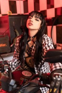 agathaaiko6 bike girl Pic 2