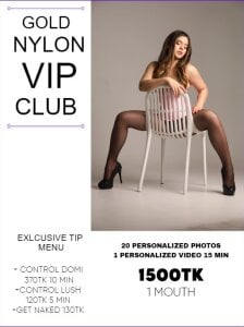 Victoriagracexx GOLD NYLON VIP CLUB Photo