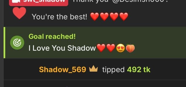 swt_shadow SHADOW KING 👑👑 Thank you so much for loving me 😘😍🥰😘👑❤️🎁🎁 Foto