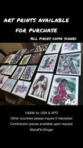 MarlaFknSinger Erotic Art Prints for purchase Pic