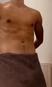 Naughty-and-Hard After Shower Pic