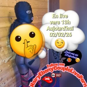 HairyEbonyCoupleliveporn Public Poză 8