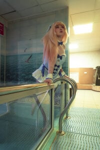 koshkasenpaiのMarin Kitagawa bunny swimpoolの 2枚の写真