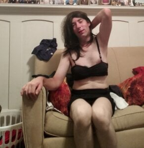 ChrissyinSD Tgirl Chrissy dressed up Pic 7
