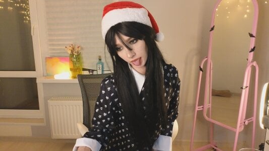 sweetuniporn Wednesday Addams cosplay🖤 Pic 6