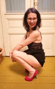 chillimonia Mein heutiges Outfit mit rosanen High Heels 사진 5