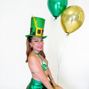 HannaPretthy 🍀 my prettiest face of saint patrick ☘ Pic