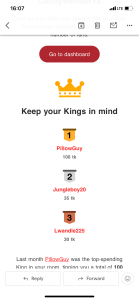 CandySlender18 My top tippers every month❤️🤣😘 Foto