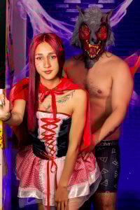 HilaryAndDominic Happy Hallowen guys Pic