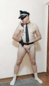 Sashabikros В сексуальной форме полицейского🚓😊 Poză 4