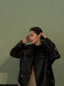 LoraAtcher In a leather jacket Pic