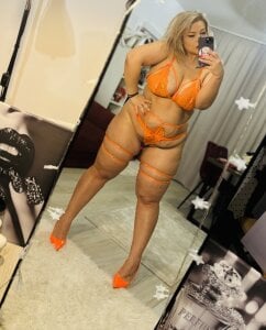 ZoeMesmerize🍊🍊🍊ORANGE Lingerie n stilettos 👠🔥图片 7