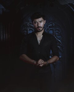 dam0n_fr0st Blue and Black will always go well with my name Pic