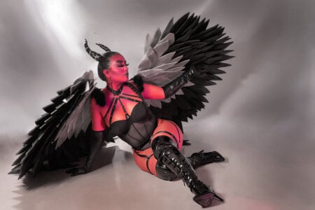 MeliizaQueen Hot black angel Pic