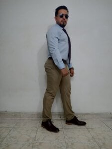 KalethBigDick light colored suit Pic 3