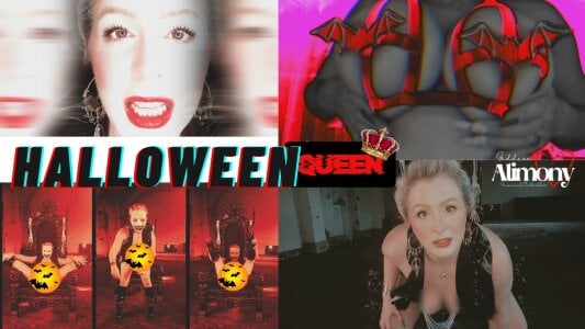 GoddessAlimony HALLOWEEN QUEEN screengrabs Pic