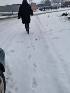 chillimonia Stiefel im Schnee Foto