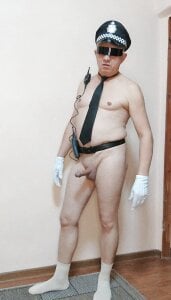 Sashabikros В сексуальной форме полицейского🚓😊 Poză 7