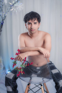 AxelAndJeremy white and sexy christmas Pic 2