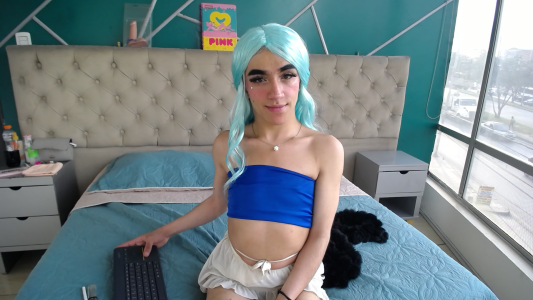 Nahomy_rick_ today in blue baby Pic 4