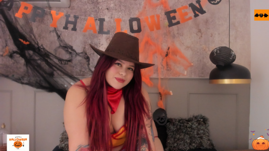 Scarlett_grey1 A sexy cowgirl.. Happy Hallowen! 🎃🤠 XXX Photo