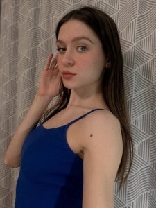 MinaMancilla blue dress รูป  4