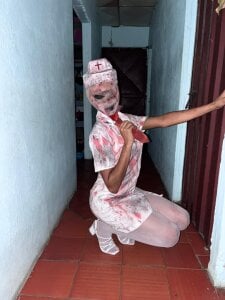 sensitive_brunette halloween 👻👽 Pic 8