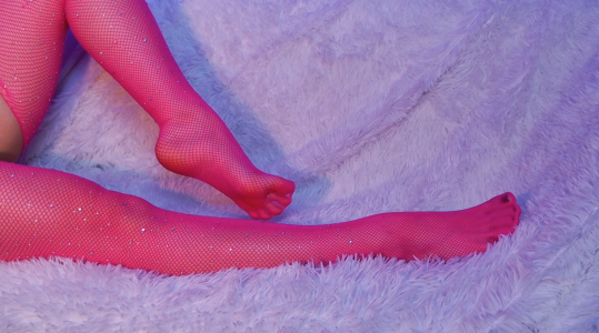 JasmineMilko Neon fishnet tights Pic 6