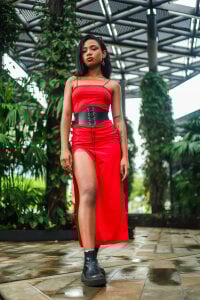 andymiller_ Lady in red Εικόνα