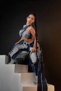 RoseFerrera Shredded Chic 💙 Pic 9