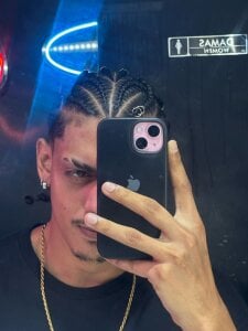 Straight_with_curls Braided 🎱 Pic 6