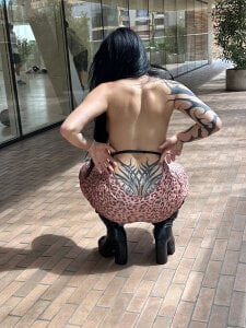 aprildreams19 Tattoos Under Fishnets Pic 2