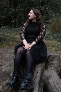 Black_Black_Rose dark lady 🖤 Gambar 9