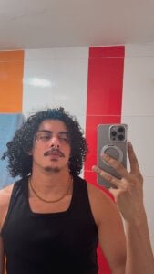 Straight_with_curls Brack 🖤 Pic 2