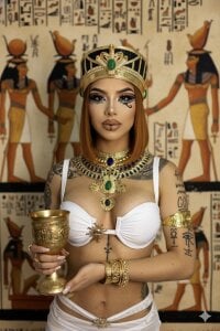 Catvalentine_: Cosplay Cleopatra Egyptian Goddess🌬️ ( фото)