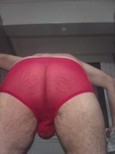 Xauencaliente Enseño todo con ropita muy sexy roja transparente Pic 7