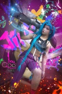 evybubbles Cosplay Jinx Arcane Pic 3