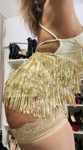 ZoeMesmerize GOLD⚜️ZoE⚜️Nude stockings Golden High Sandals Pic 6