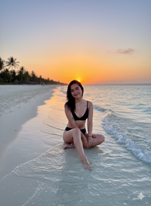 Eiimy_Milleer_ beach day 🌤🤍🌟 Pic