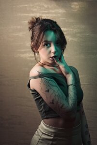 kumurakamika 💚🔥 green fairy of debauchery 🔥💚 Pic