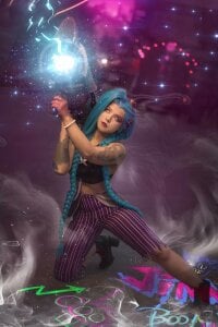 evybubbles Cosplay Jinx Arcane Pic