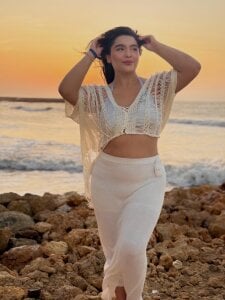 eva_sainnt a beautiful sunset and me Foto