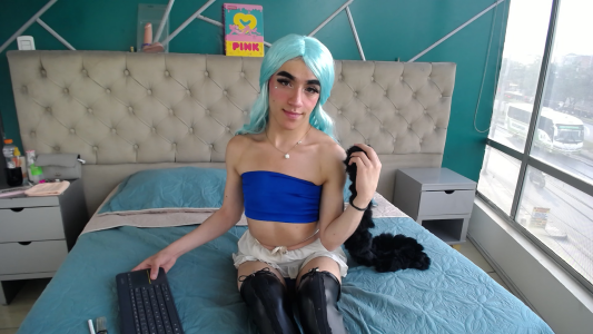 Nahomy_rick_ today in blue baby Pic 6