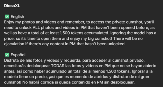 DiosaXLREQUIRED TO ACCESS THE CUMSHOT图片