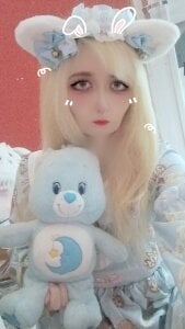 lovely_nekochan 🩵 Princess in beautiful blue bear dress 🩵 Pic 2