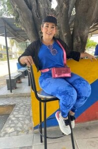 camile_milf My Sports Blue Look Pic 3